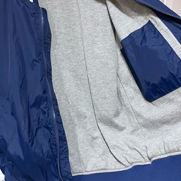 WSS BLUE STRIPE BOMBER VARSITY JACKET SMALL - Picture 4 of 6